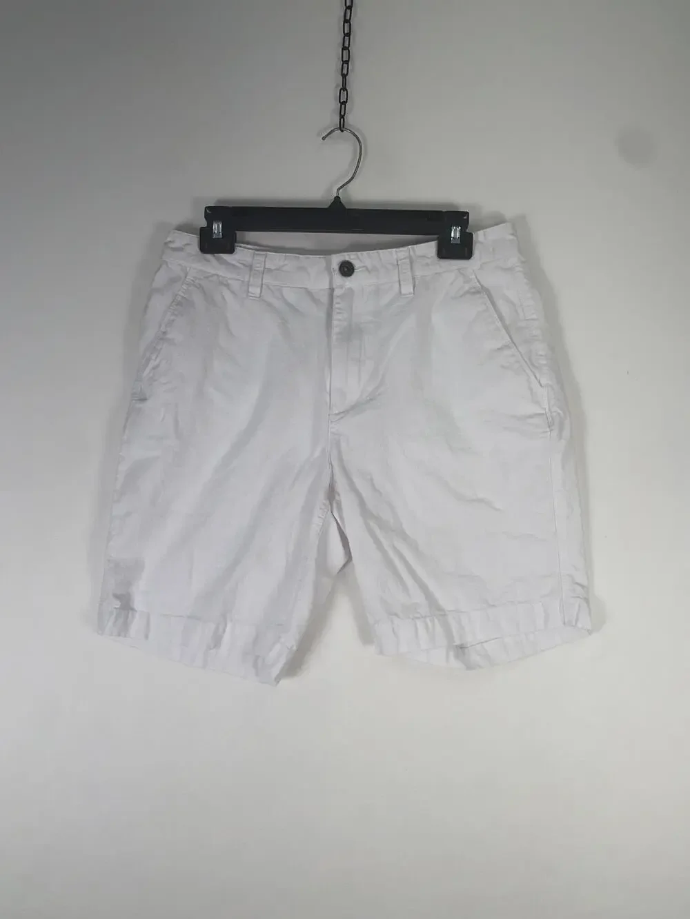 INC International Concepts Shorts Mens 31 White Chino Flat Front Casual Summer